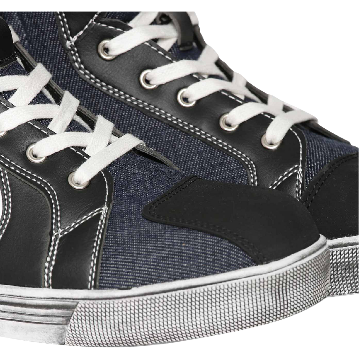 TVS Racing Casual Shoes - Stylish Indigo Denim Boots with Enhanced Protection