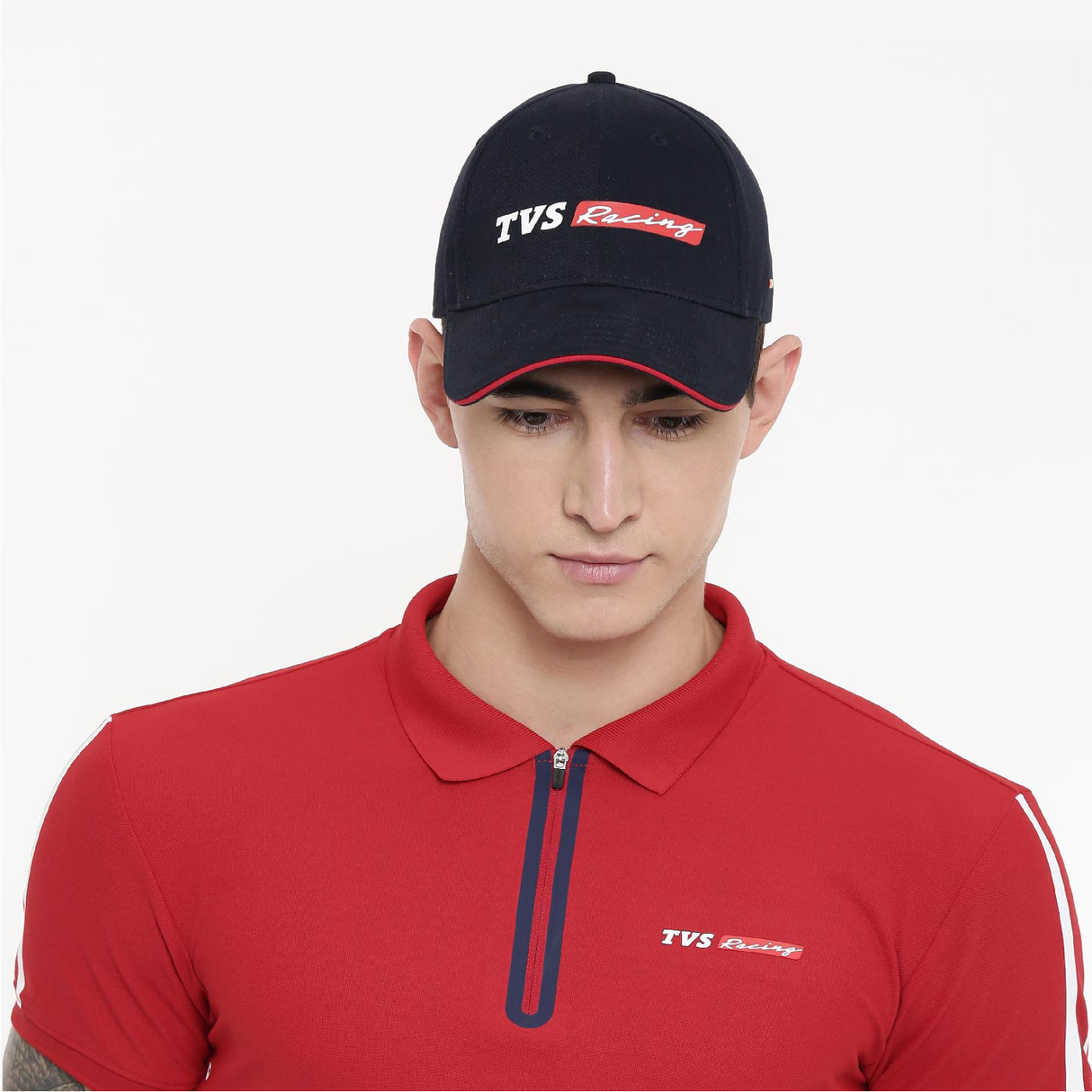 TVS Racing Cap Blue - Breathable, Stylish Headwear for Men & Women