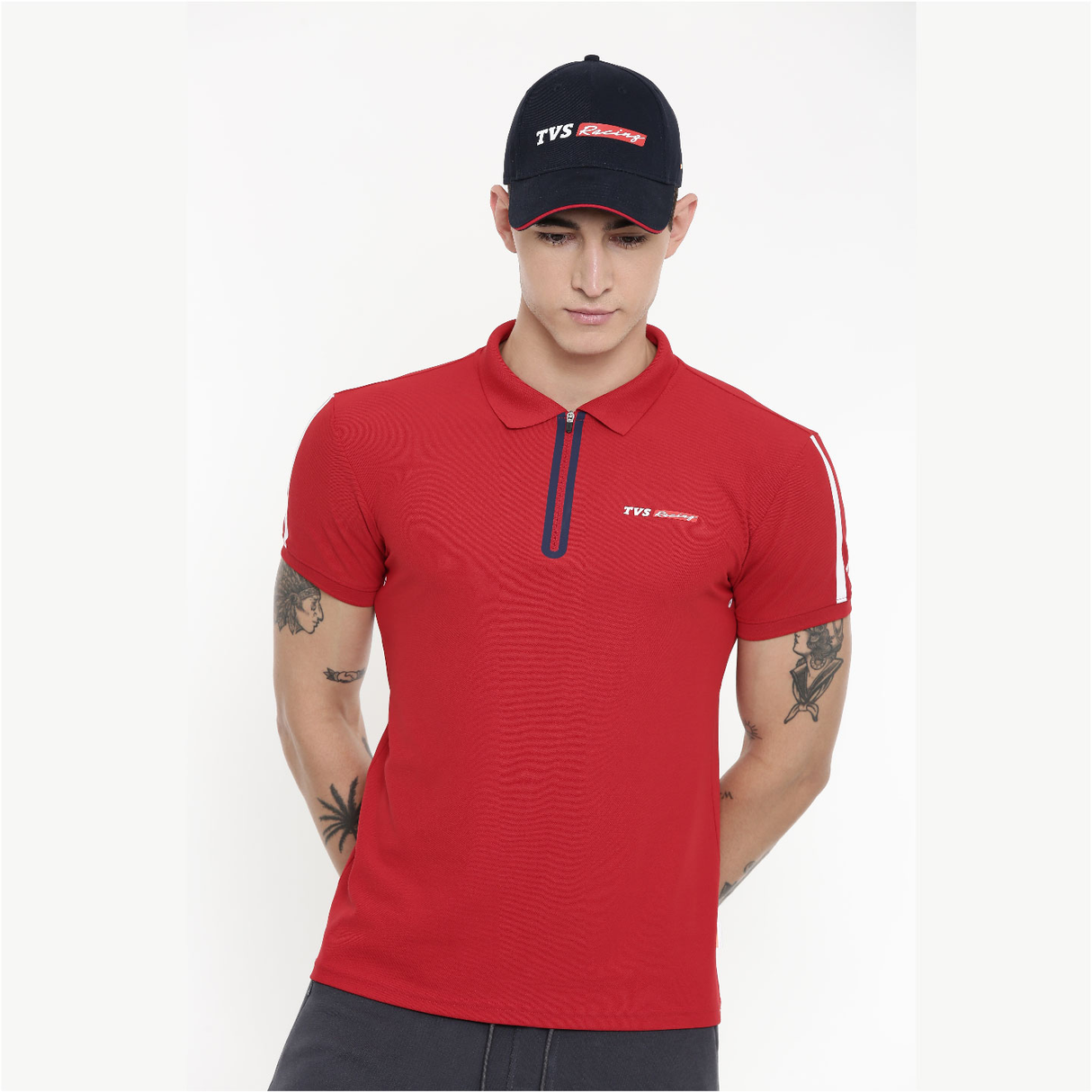 TVS Racing Cap Blue - Breathable, Stylish Headwear for Men & Women