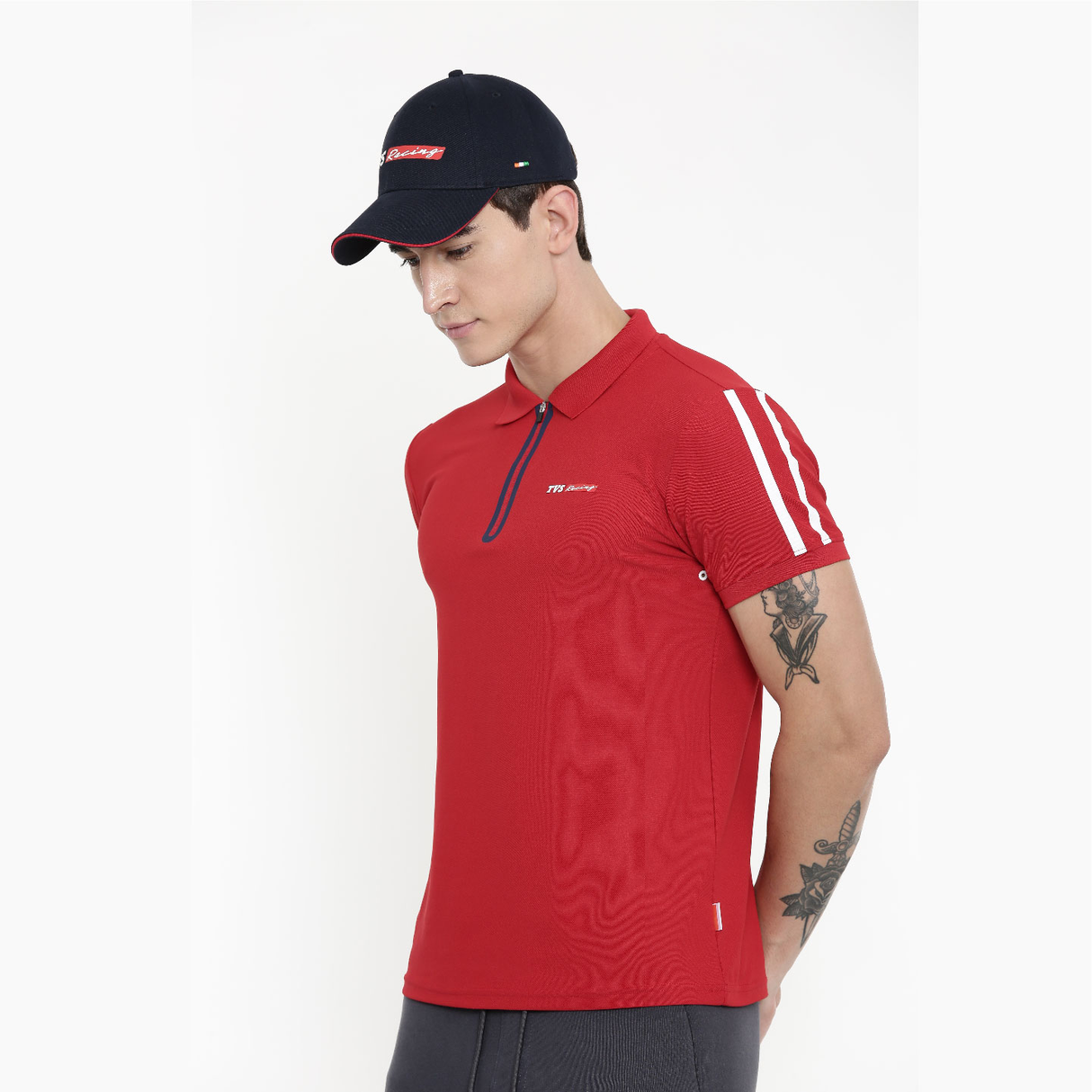 TVS Racing Cap Blue - Breathable, Stylish Headwear for Men & Women