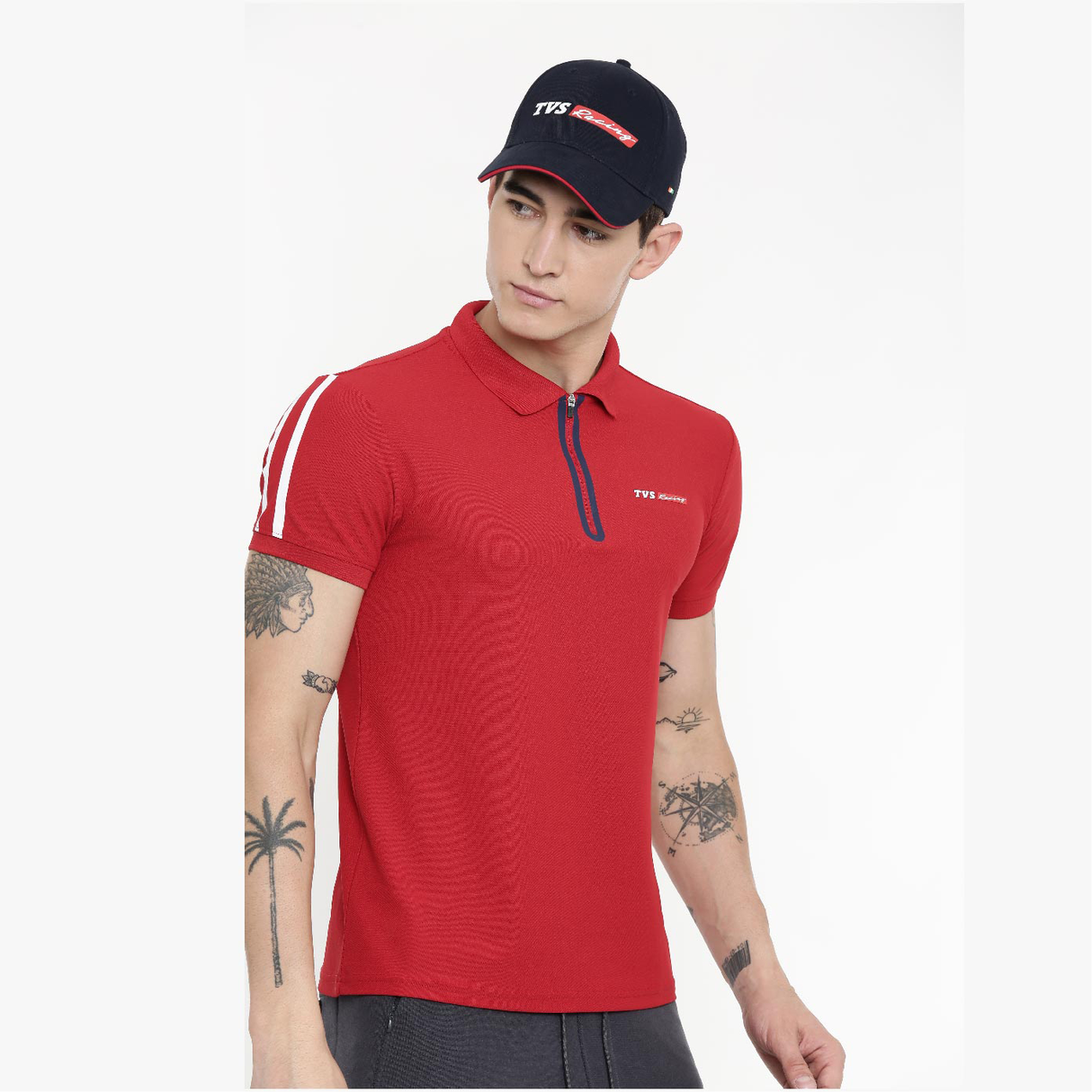 TVS Racing Cap Blue - Breathable, Stylish Headwear for Men & Women