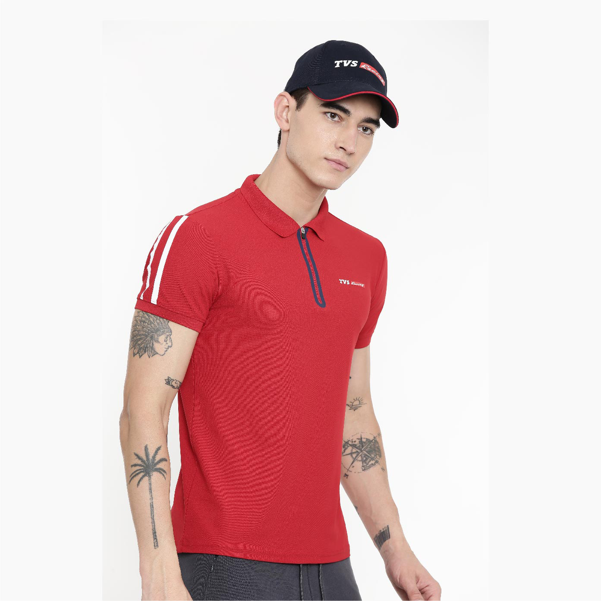 TVS Racing Cap Blue - Breathable, Stylish Headwear for Men & Women