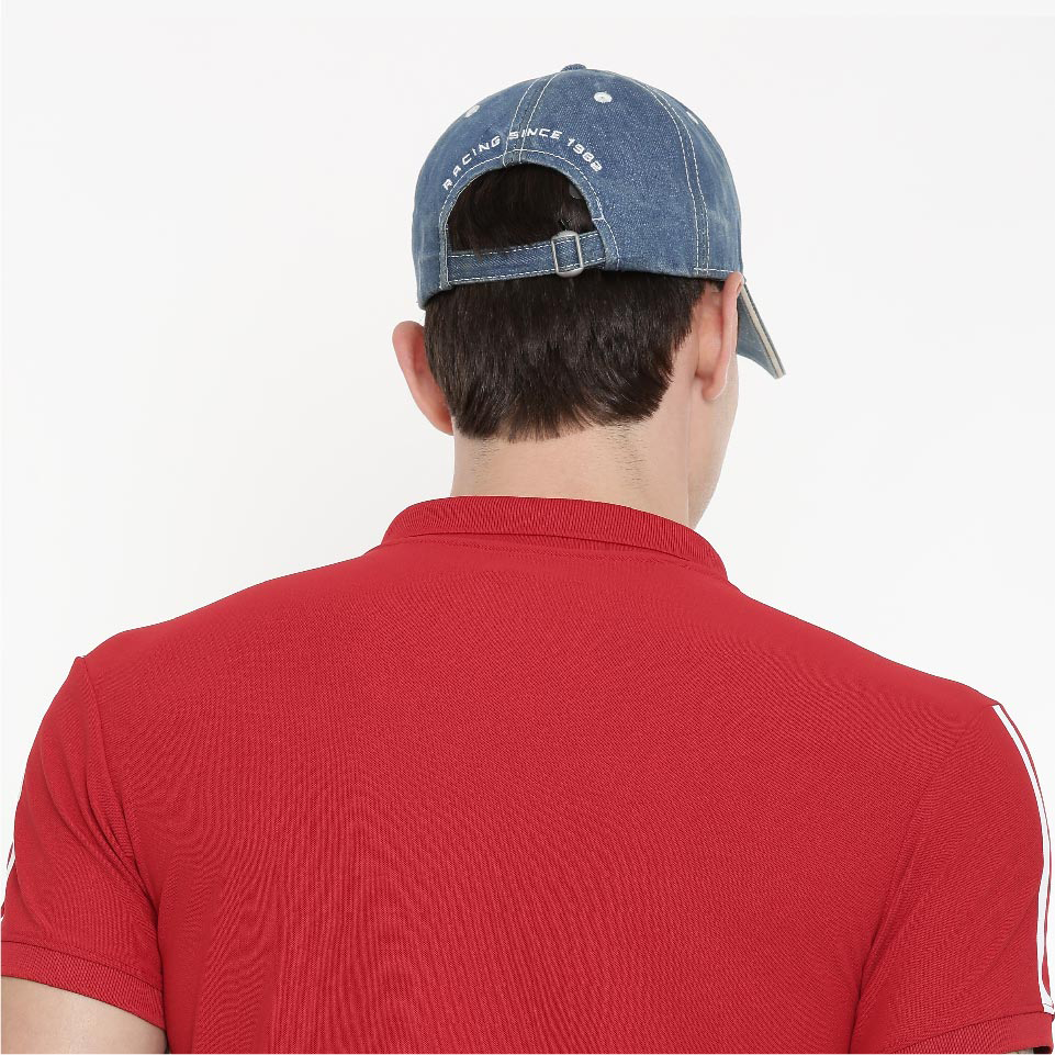 TVS Racing Cap Denim - Breathable, Stylish Headwear for Men & Women