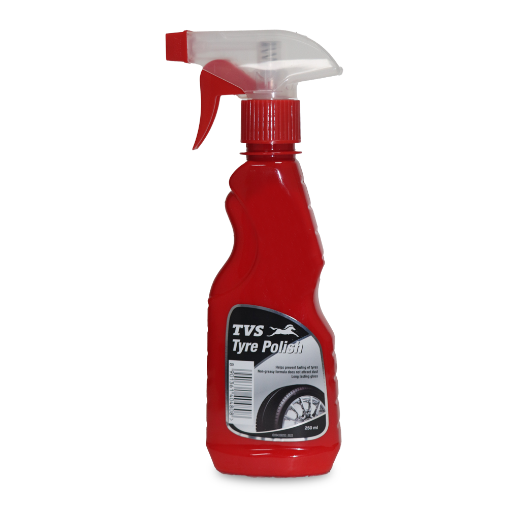 TVS Tyre Polish – Superior Shine & Long-Lasting Protection for Motorcycle & Scooter Tyres