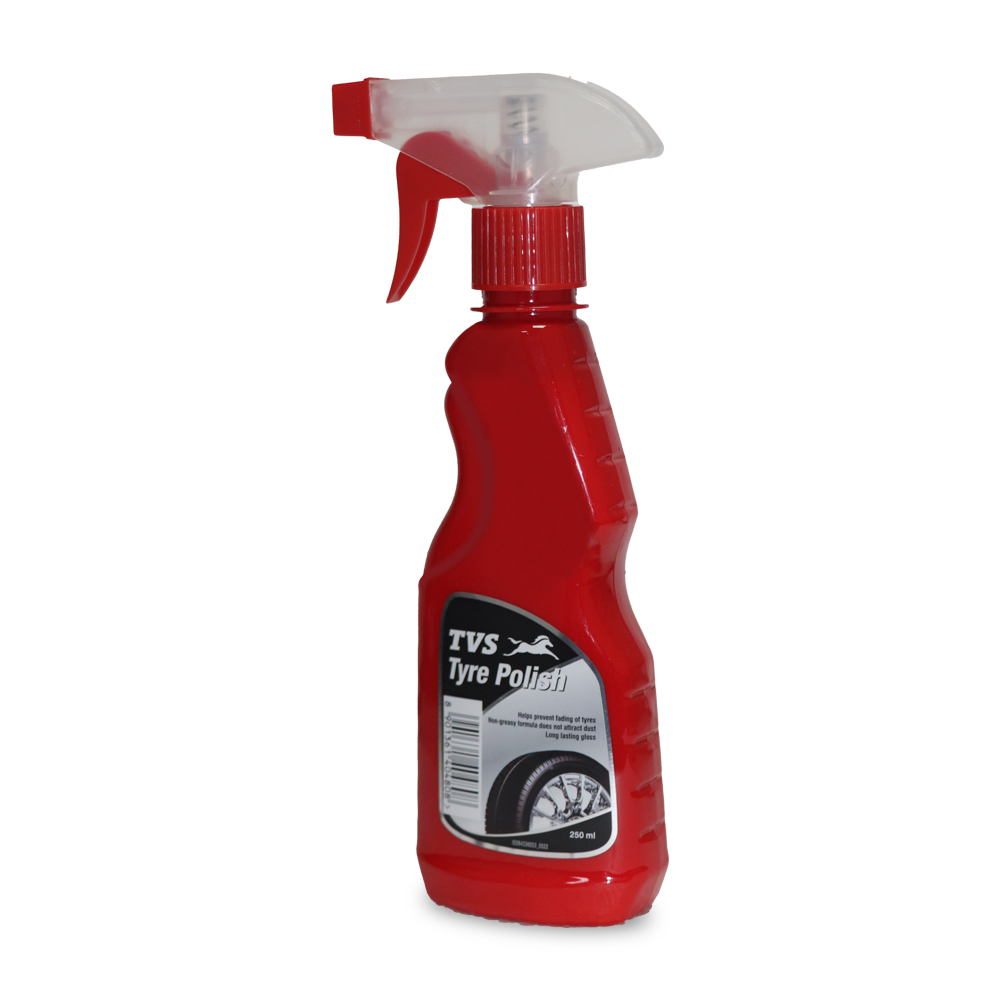 TVS Tyre Polish – Superior Shine & Long-Lasting Protection for Motorcycle & Scooter Tyres
