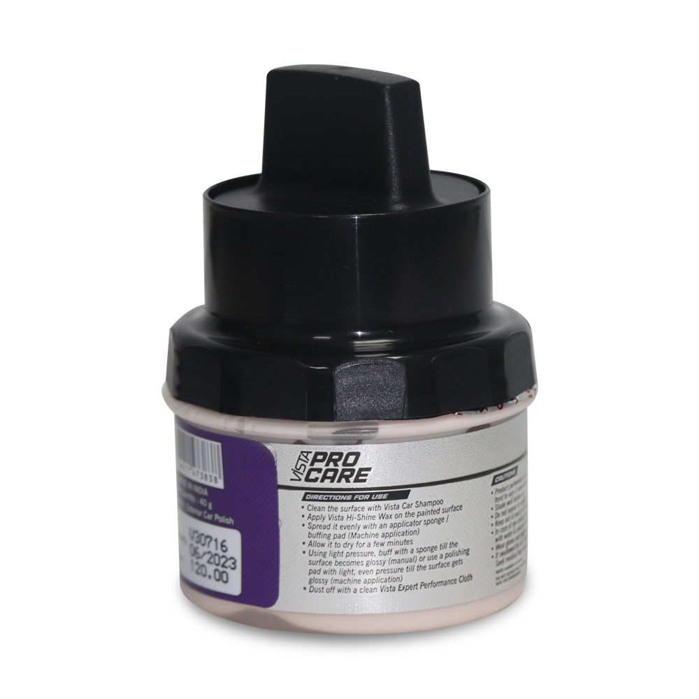 TVS High Shine Wax 40g - Carnauba Wax for a Showroom Finish