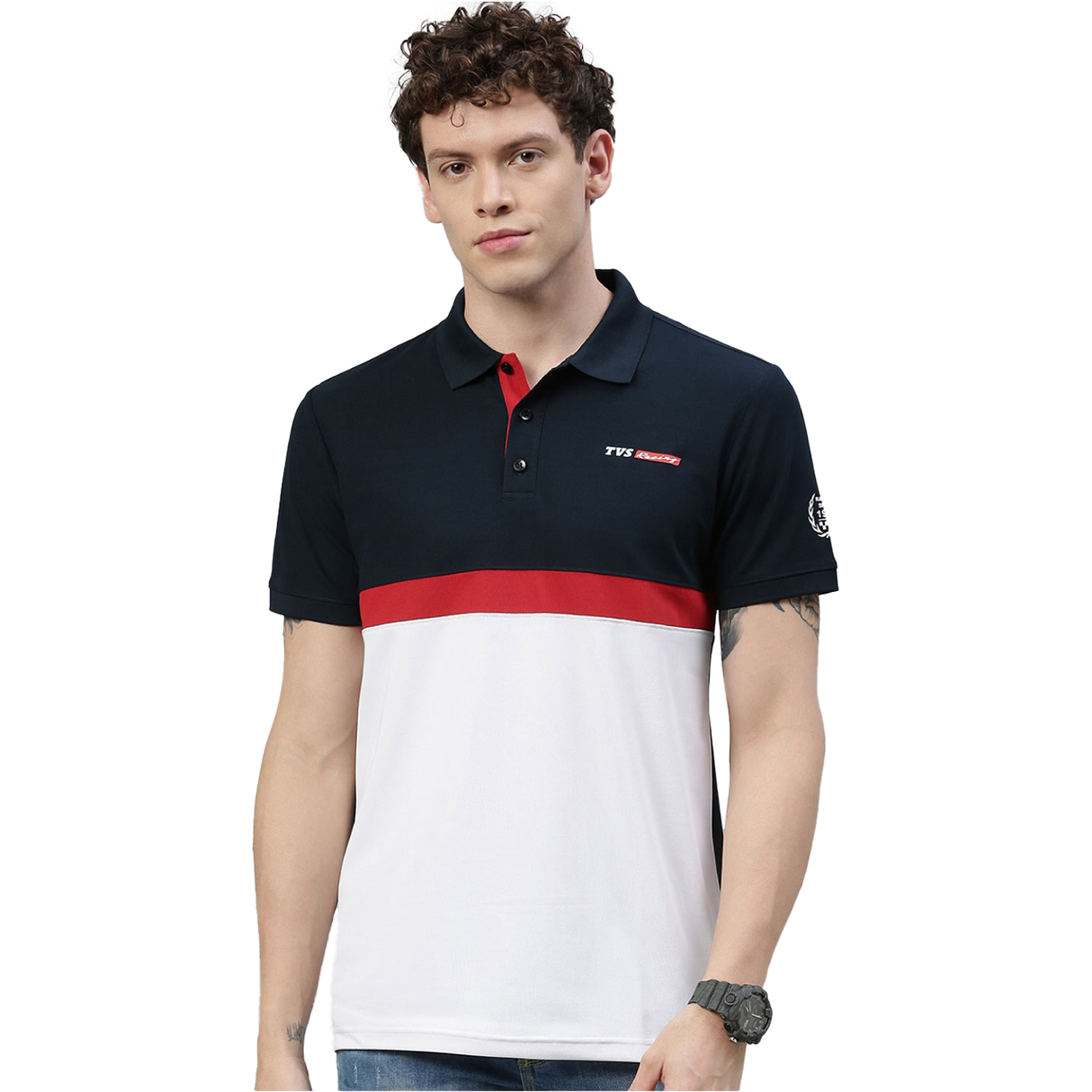 TVS Racing Polo T-Shirt | Durable & Stylish Polyester Polo