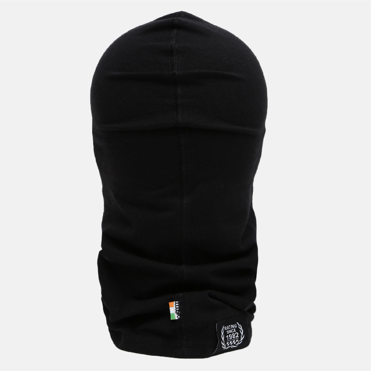 TVS Racing Balaclava - Black, Size L | Wind, Dust, Cold, and UV Protection | Anti-Microbial Fabric