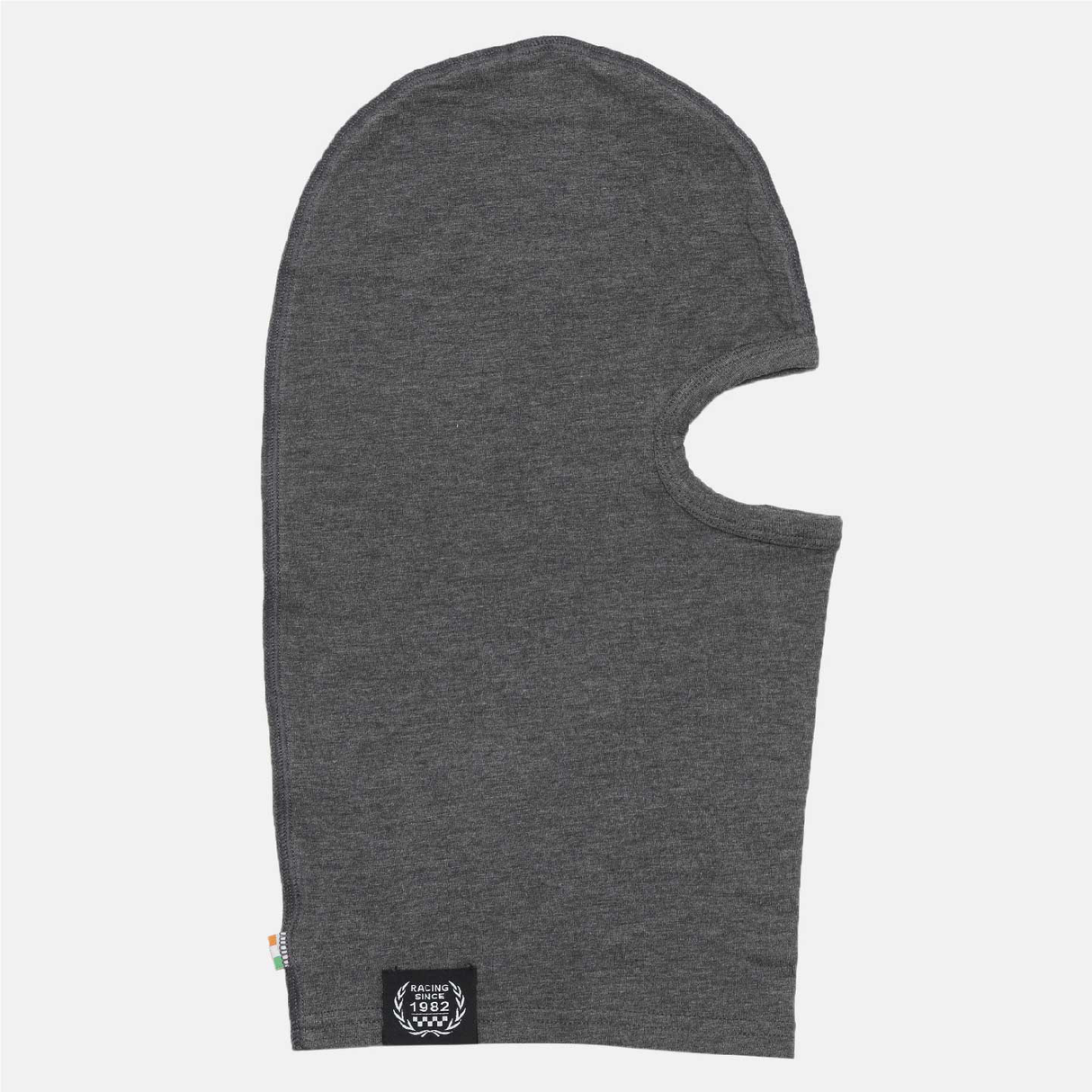 TVS Racing Cotton-Bamboo-Elastane Balaclava - Grey | Wind, Dust, Cold, and UV Protection