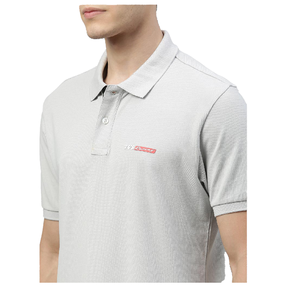 TVS Racing Polo T Shirt Cotton (Grey)