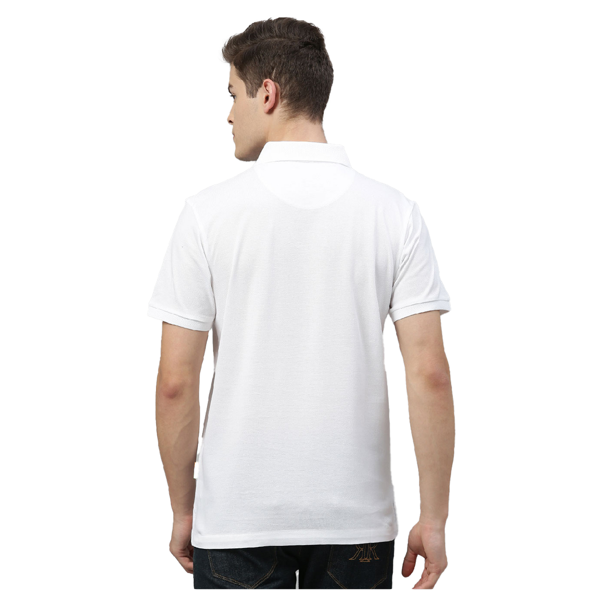 TVS Racing Polo T Shirt Cotton (White)