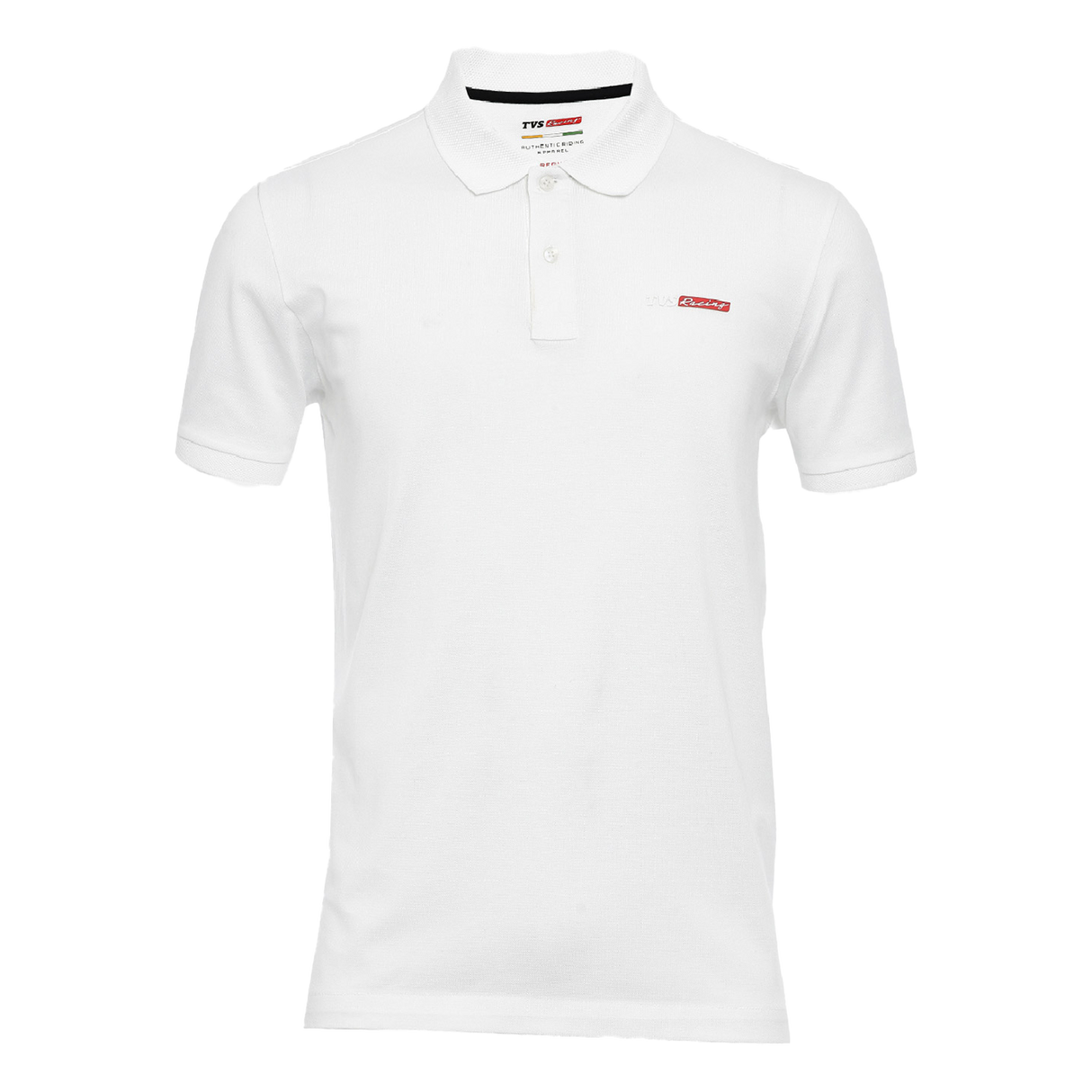 TVS Racing Polo T Shirt Cotton (White)