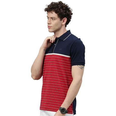 TVS Racing Polo T-Shirt Cotton Red Blue – Stylish & Comfortable