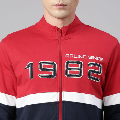 TVS Racing Storm Breaker High Neck Sweatshirt | 100% Cotton, 280 GSM for Comfort and Style