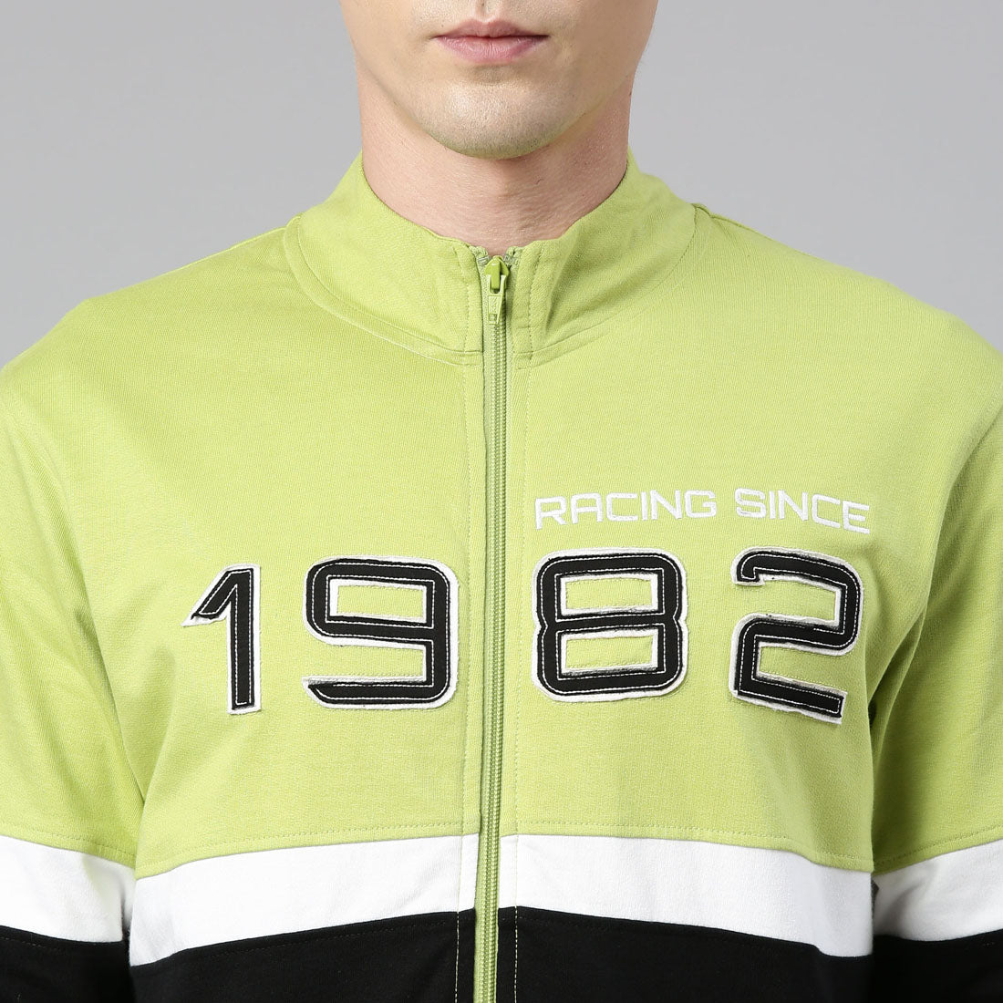 TVS Racing Storm Breaker High Neck Sweatshirt | 100% Cotton, 280 GSM for Comfort and Style