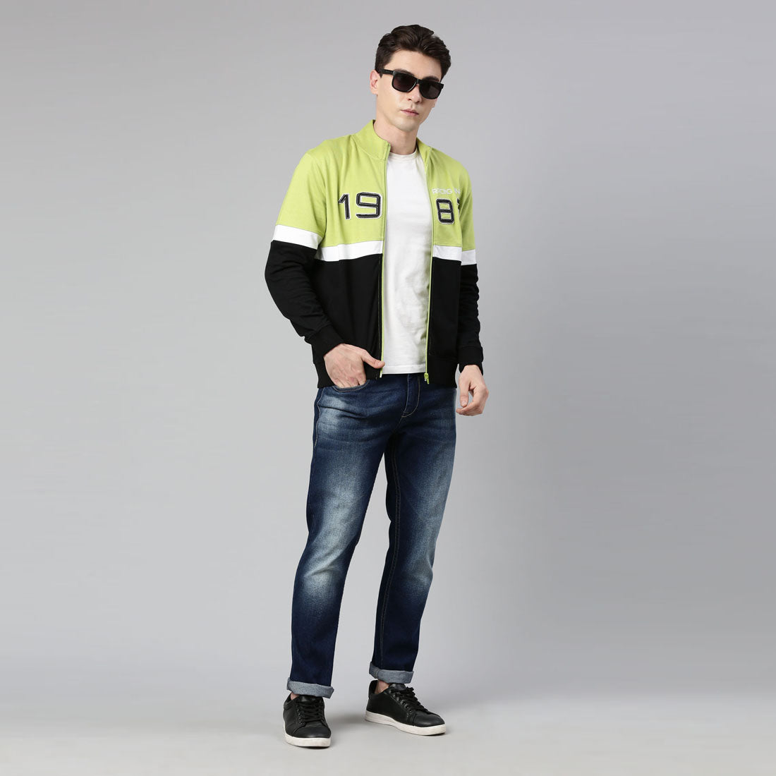 TVS Racing Storm Breaker High Neck Sweatshirt | 100% Cotton, 280 GSM for Comfort and Style