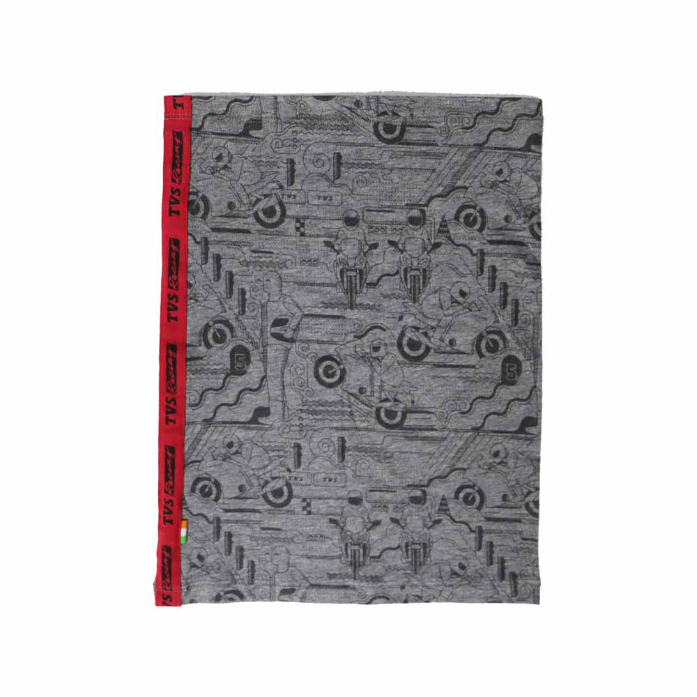 TVS Racing Neck Gaiter Grey- All-Weather Comfort & Protection