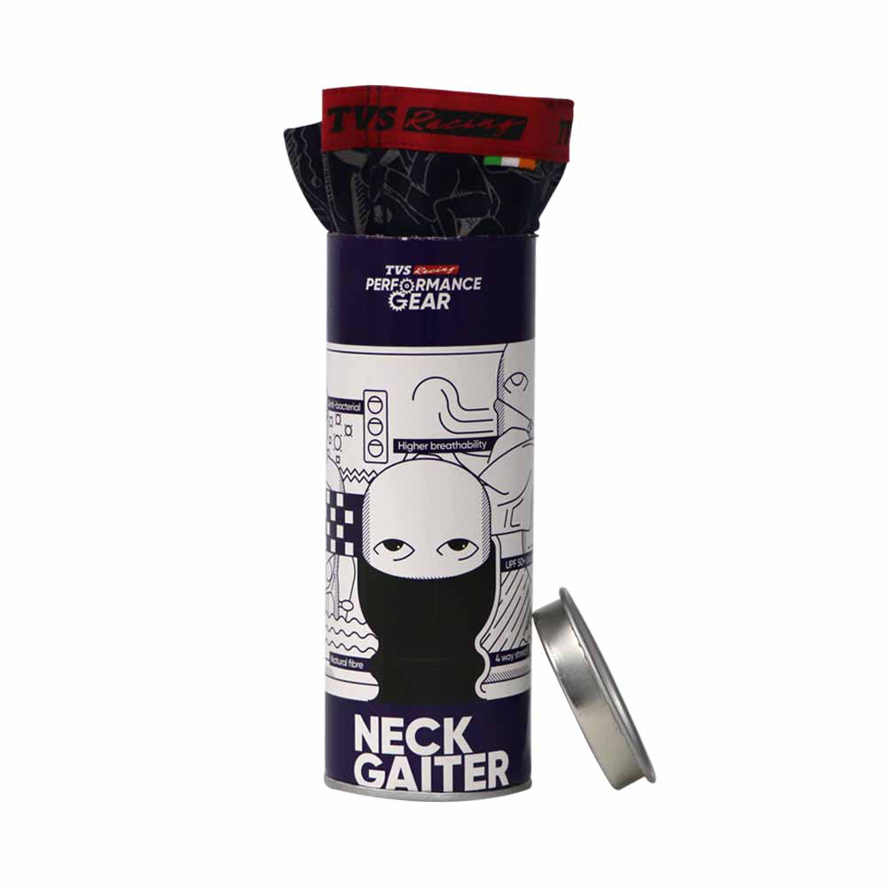 TVS Racing Neck Gaiter Blue- All-Weather Comfort & Protection