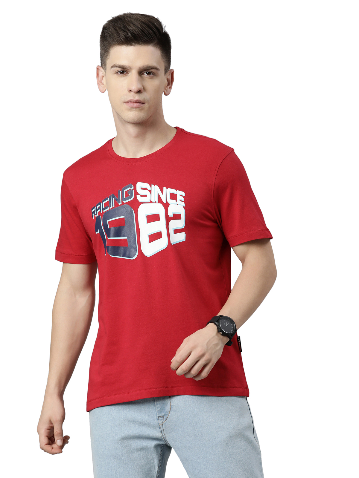 TVS Racing Pride Tee 1982 | Classic Cotton Round Neck T-Shirt