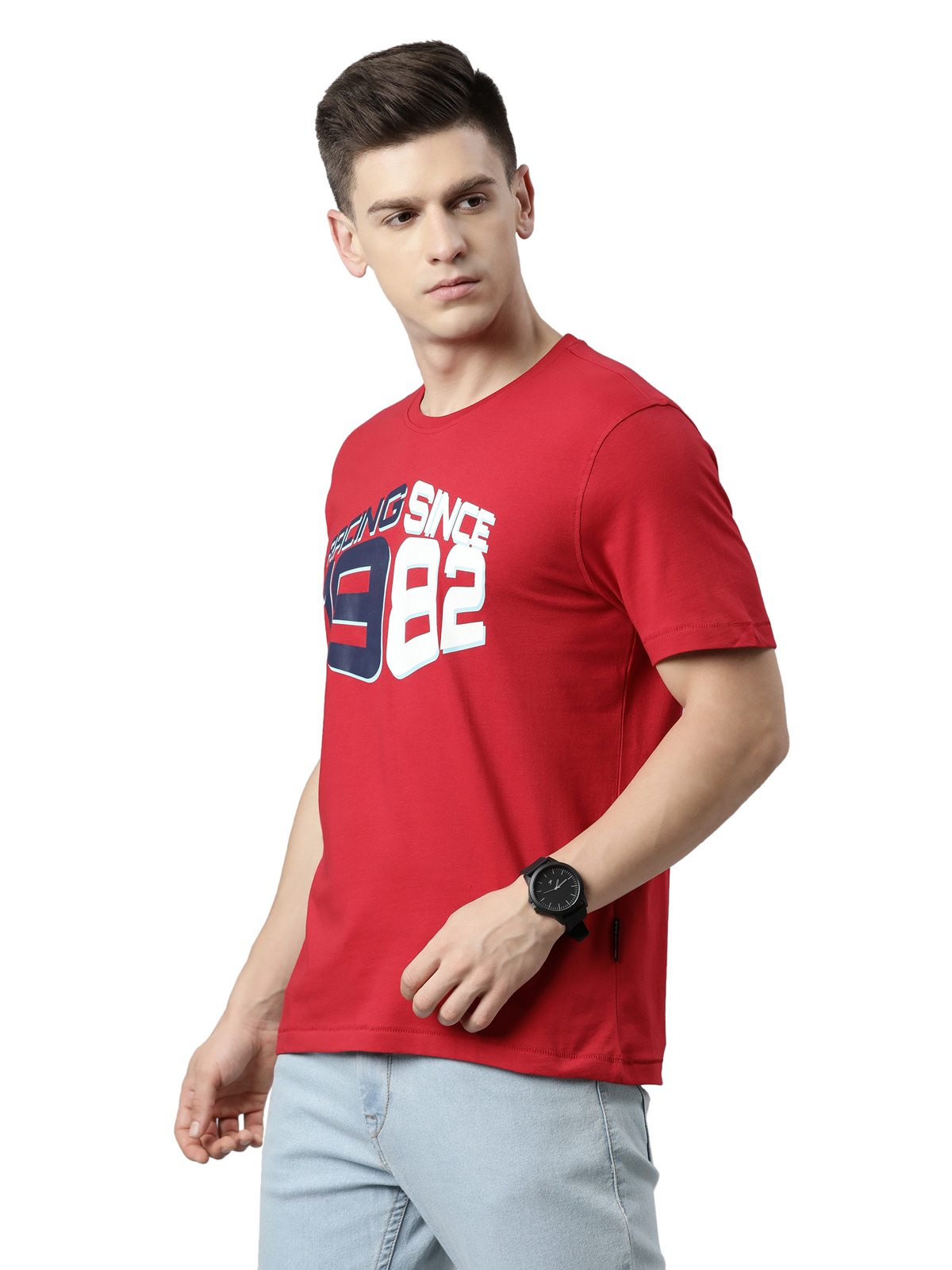 TVS Racing Pride Tee 1982 | Classic Cotton Round Neck T-Shirt