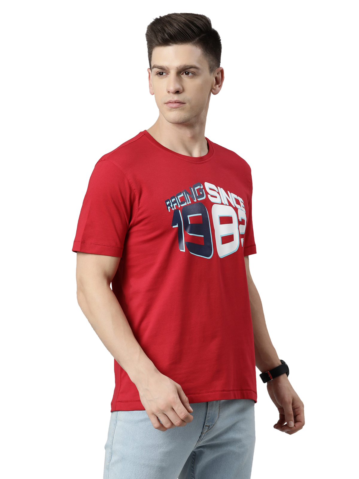 TVS Racing Pride Tee 1982 | Classic Cotton Round Neck T-Shirt