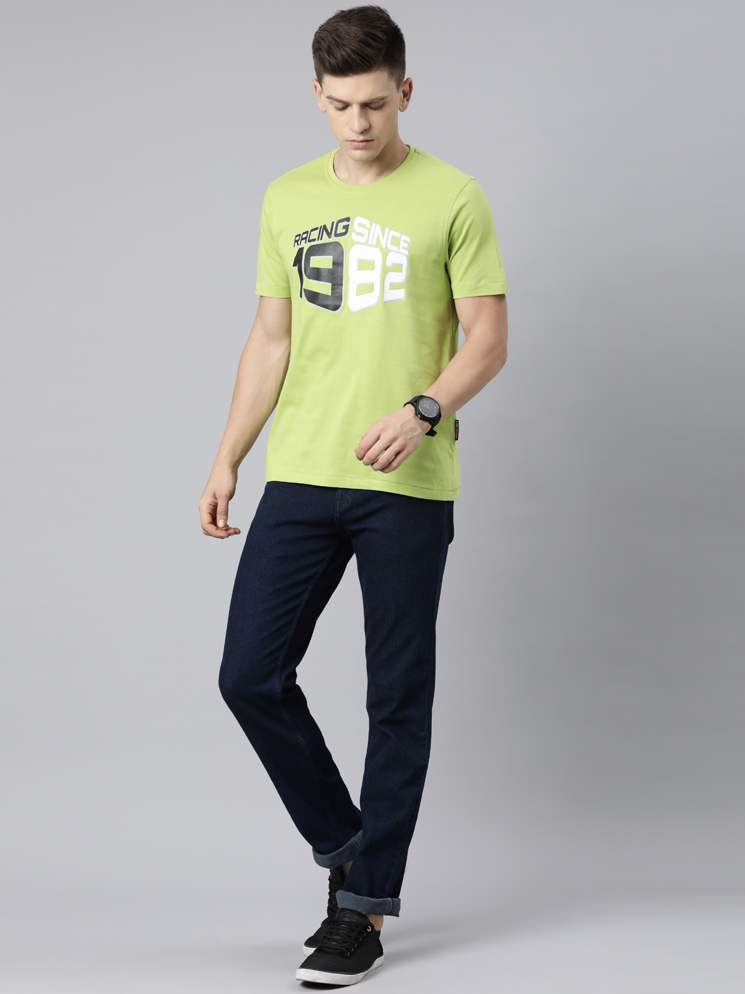 TVS Racing Pride Tee 1982 | Classic Cotton Round Neck T-Shirt