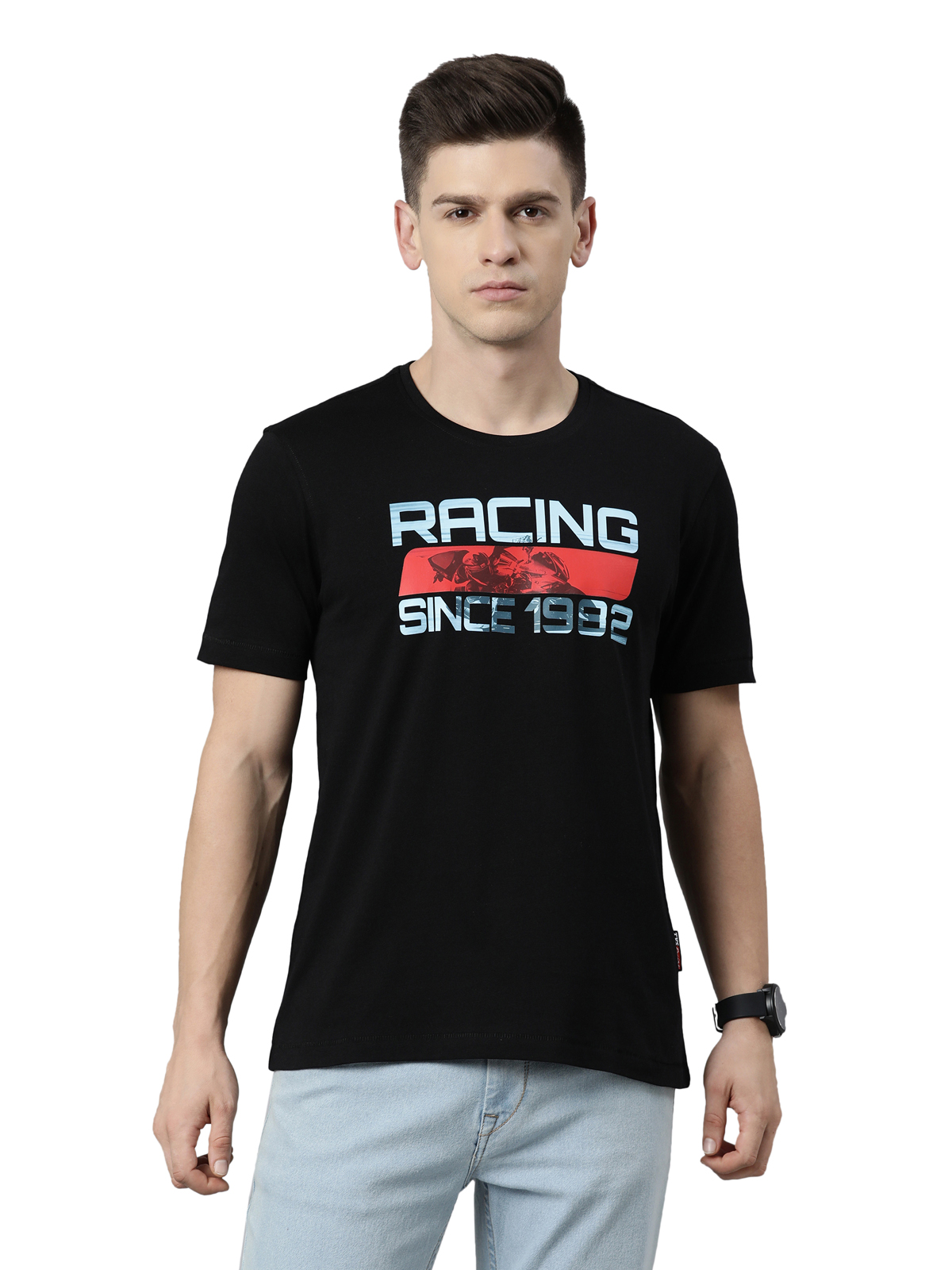 TVS Racing Lineage Tee 1982 | Classic Cotton Round Neck T-Shirt