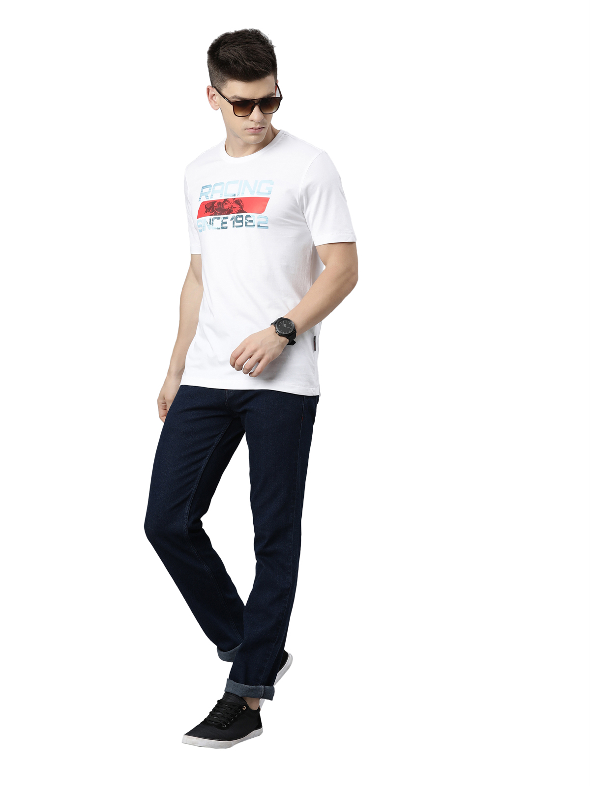 TVS Racing Lineage Tee 1982 | Classic Cotton Round Neck T-Shirt