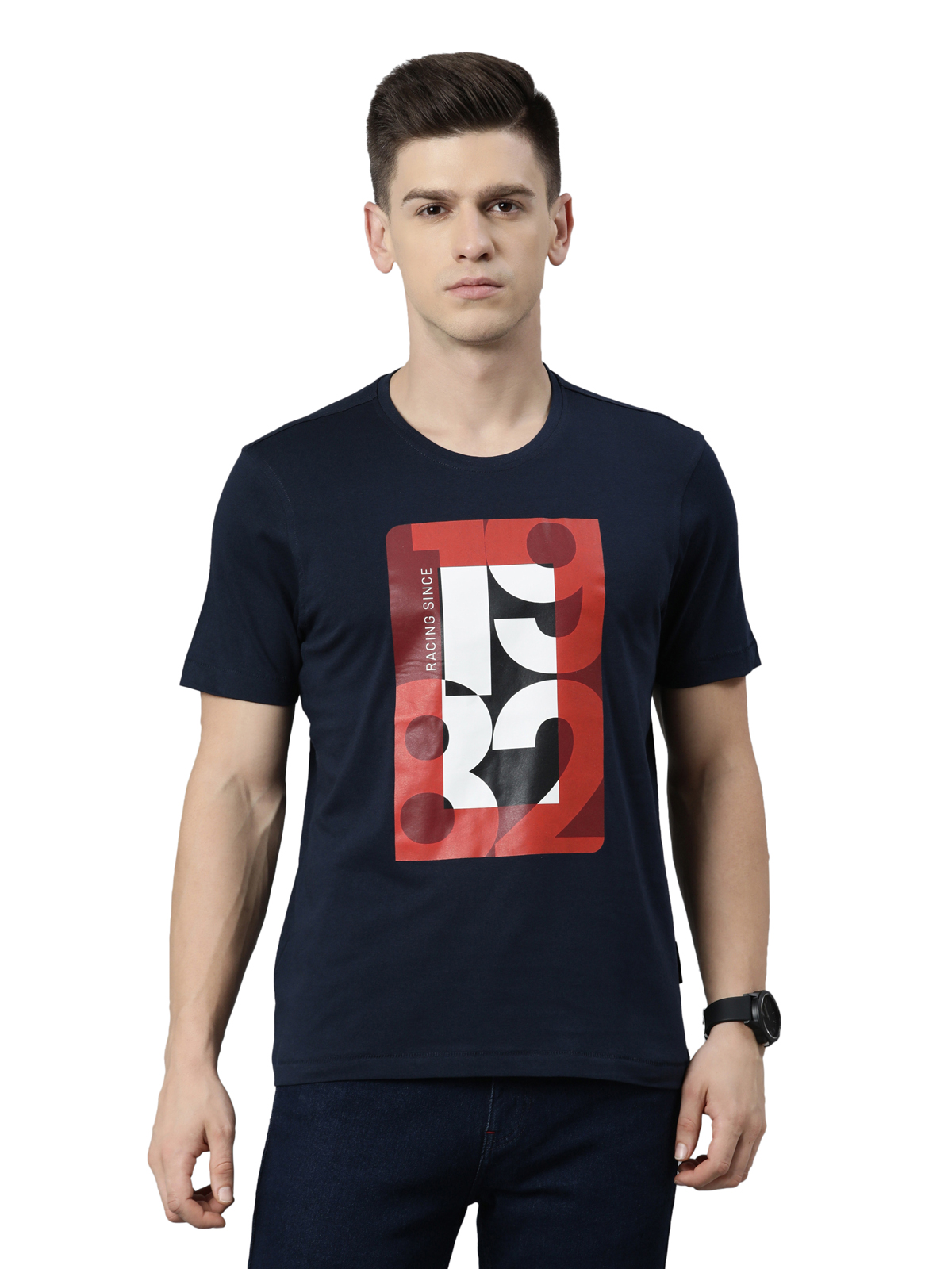TVS Racing Rider Tee 1982 | Classic Cotton Round Neck T-Shirt