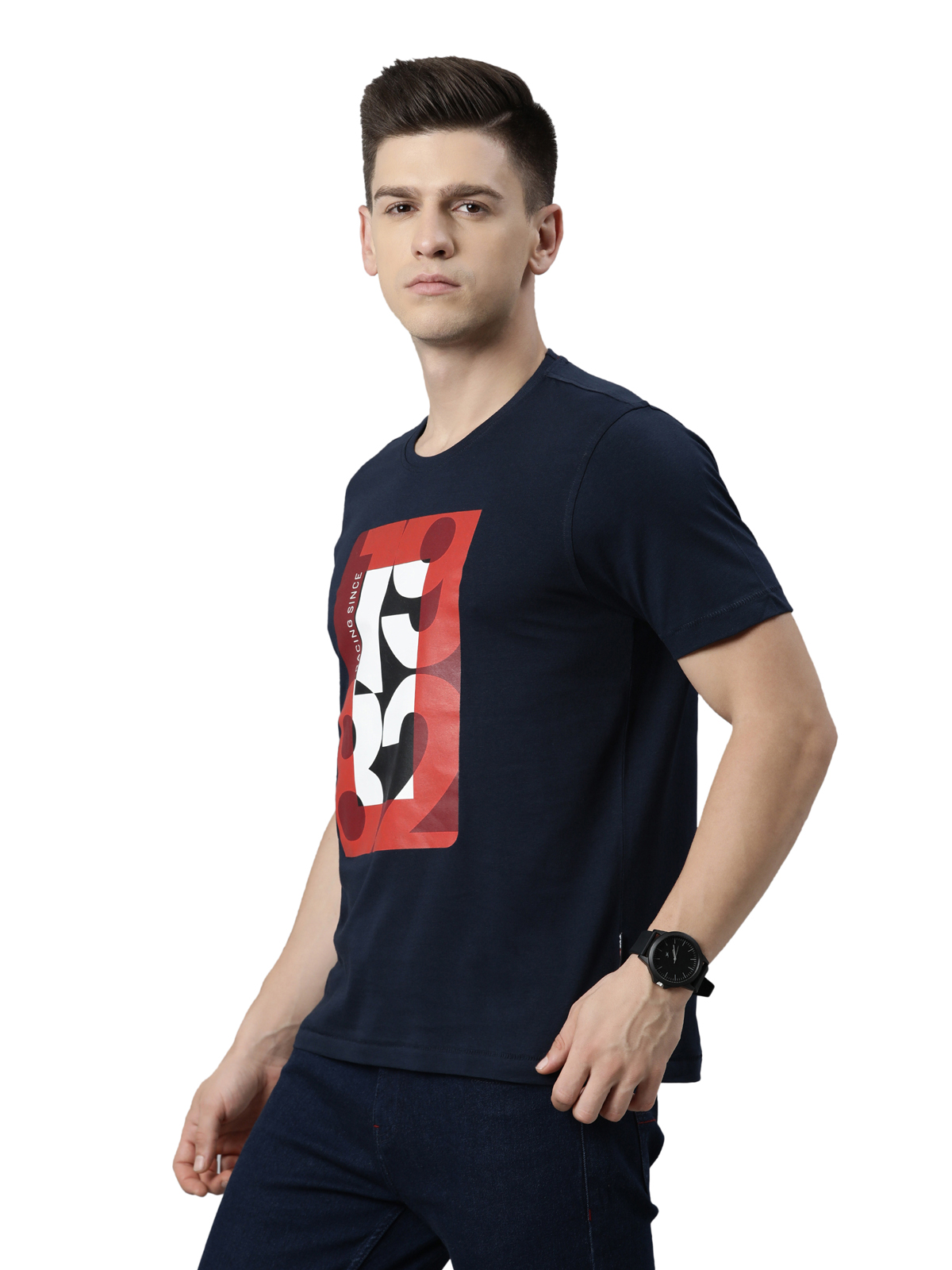 TVS Racing Rider Tee 1982 | Classic Cotton Round Neck T-Shirt