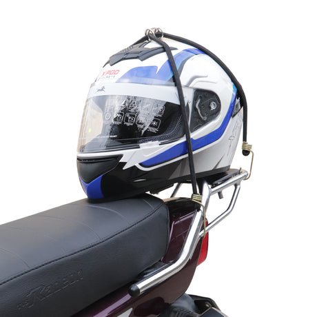 Helmet luggage rope
