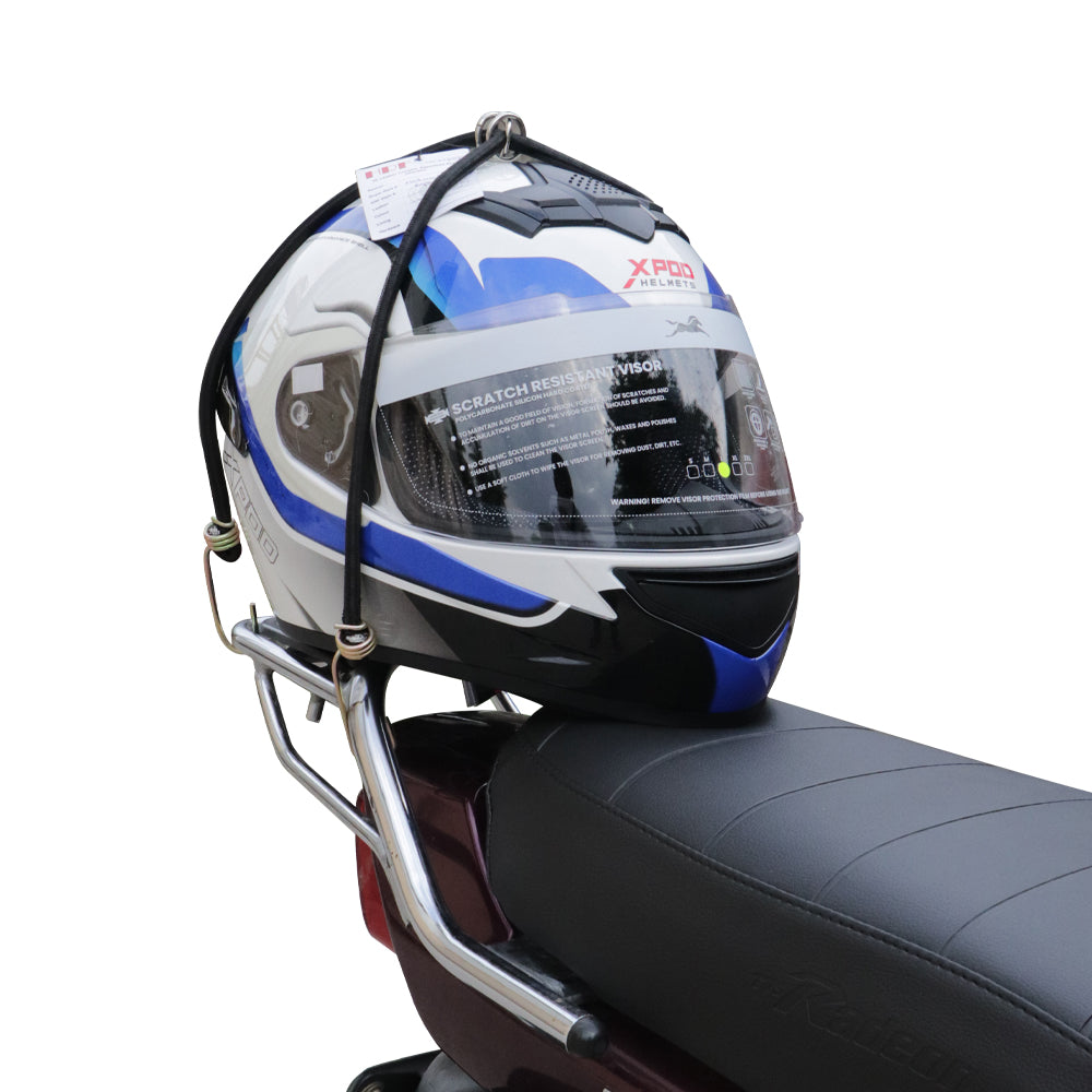 Helmet luggage rope