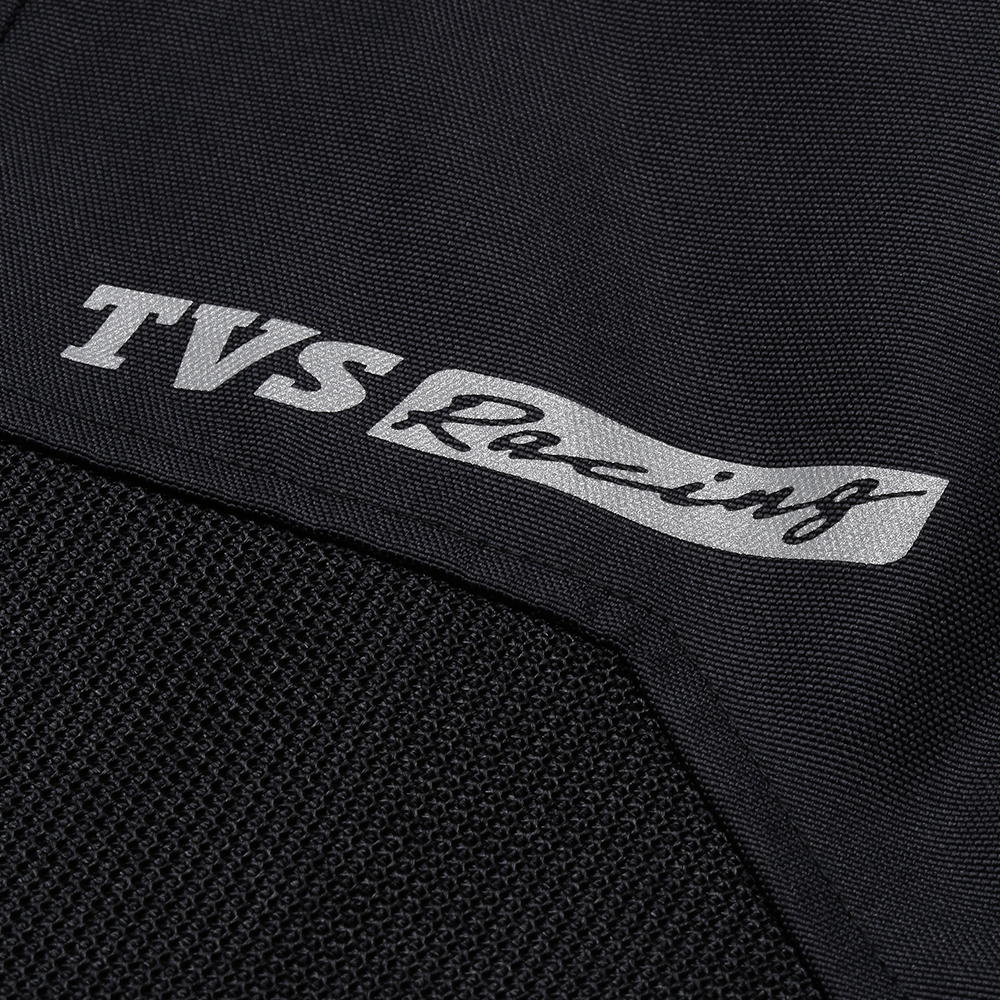 TVS Racing Asphalt Riding Jacket for Men | High Abrasion 600D Polyester, Basic Bike Jacket (Neon)