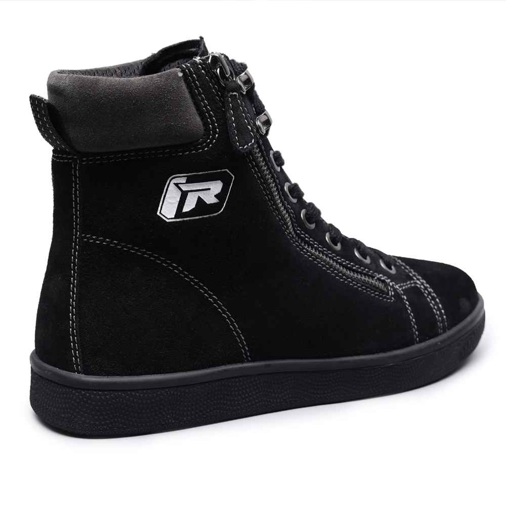 TVS Ronin Edition High Ankle Riding Shoes - Premium Oiled Sheep Suede, Dual Closure, Enhanced Comfort