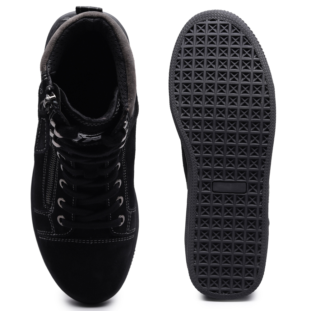 TVS Ronin Edition High Ankle Riding Shoes - Premium Oiled Sheep Suede, Dual Closure, Enhanced Comfort