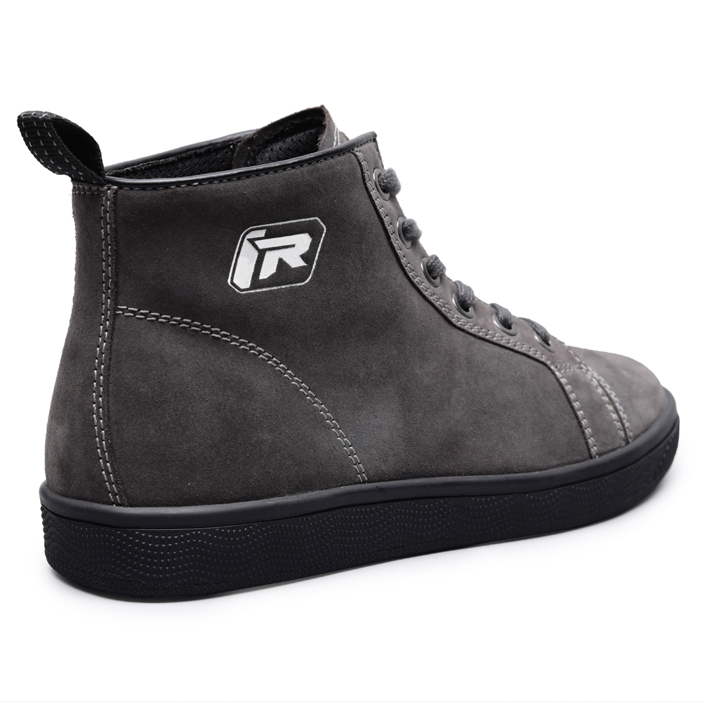 TVS Ronin Edition Mid Ankle Riding Shoes - Oiled Sheep Suede, Dual Closure, Enhanced Safety