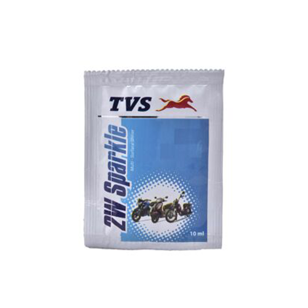 TVS 2-Wheeler Sparkle 10 ml – Professional Bike Cleaner for Tough Dirt & Road Grime Removal