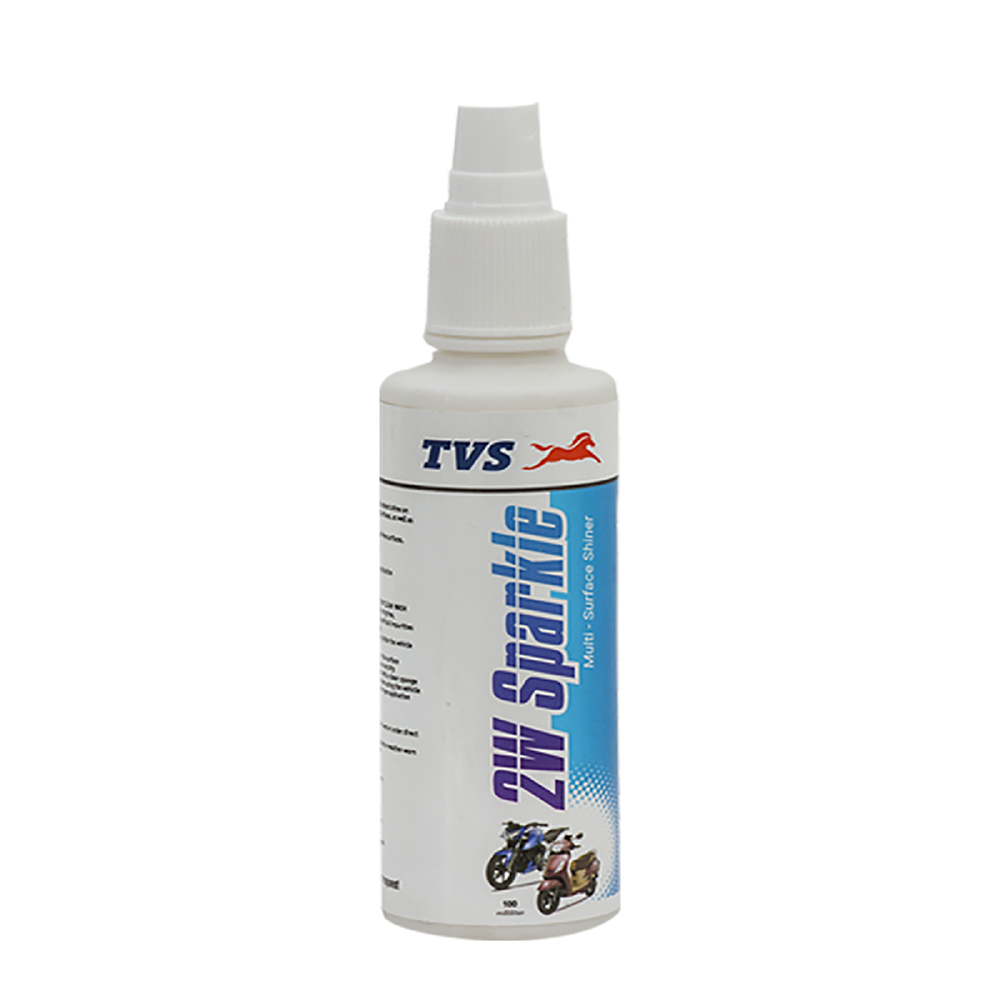 TVS 2-Wheeler Sparkle 100 ml – Professional Bike Cleaner for Tough Dirt & Road Grime Removal