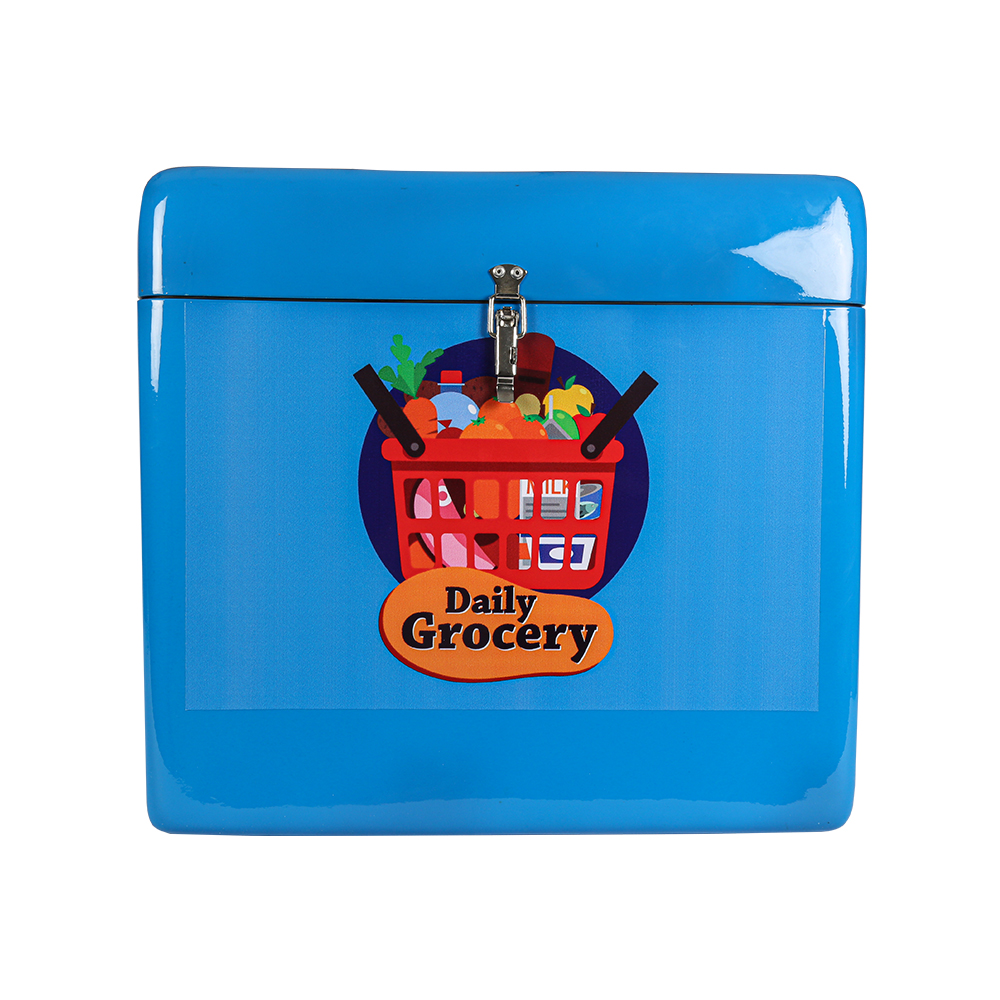 TVS Delivery Box with Top Opening & Divider | Durable Plastic Construction