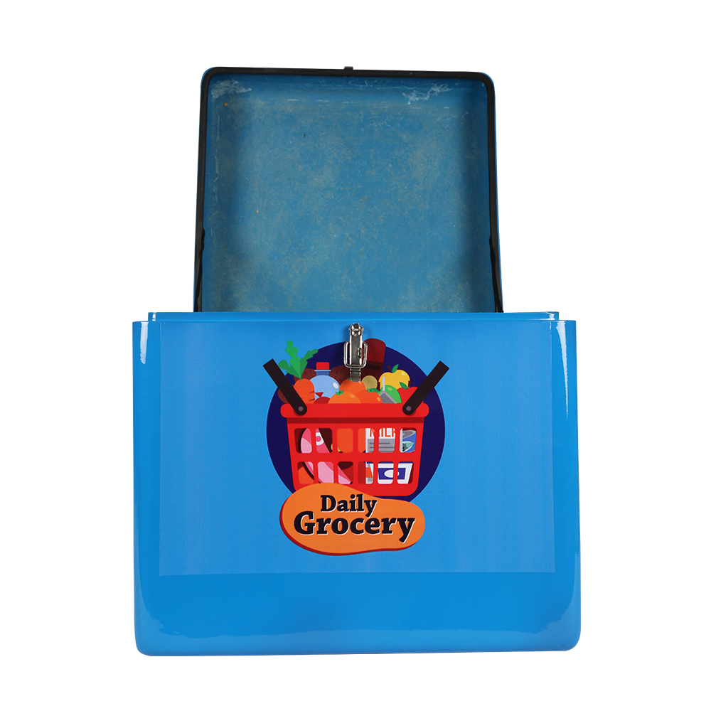 TVS Delivery Box with Top Opening & Divider | Durable Plastic Construction