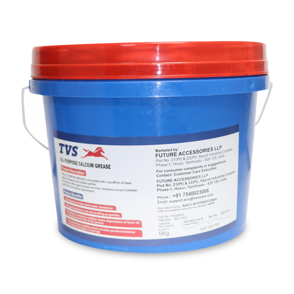 TVS All Purpose Calcium Grease (5Kg) - Superior Lubrication & Water Resistance