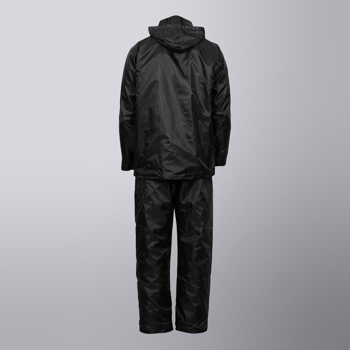 TVS Double Layer Polyester Raincoat with Pant and Adjustable Drawcord for Hoodie