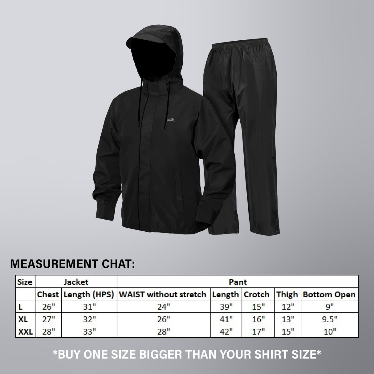 TVS Double Layer Polyester Raincoat with Pant and Adjustable Drawcord for Hoodie