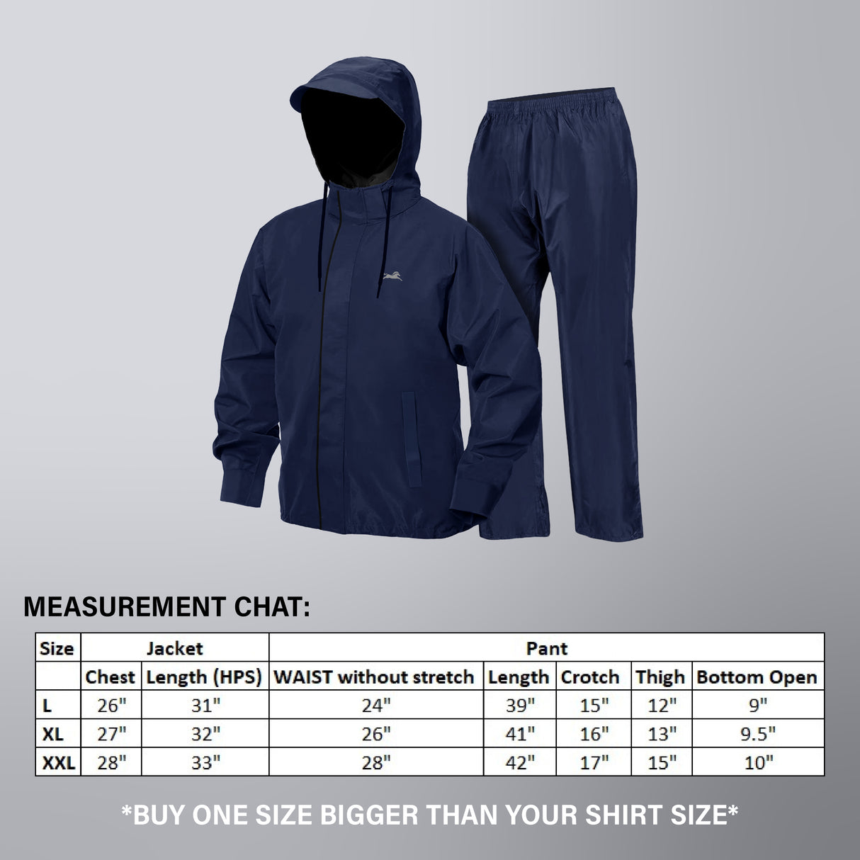 TVS Double Layer Polyester Raincoat with Pant and Adjustable Drawcord for Hoodie