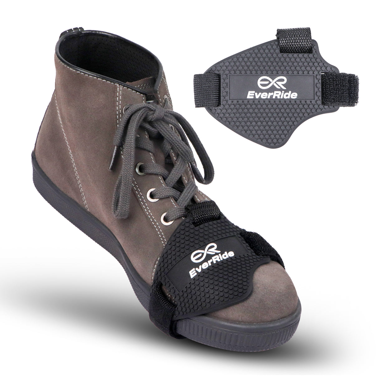 EverRide Motorcycle Shoe Protector Gear Shift Pad – Anti-Slip Rubber Boot Guard | Durable, Easy Fit & Long-Lasting Riding Protection