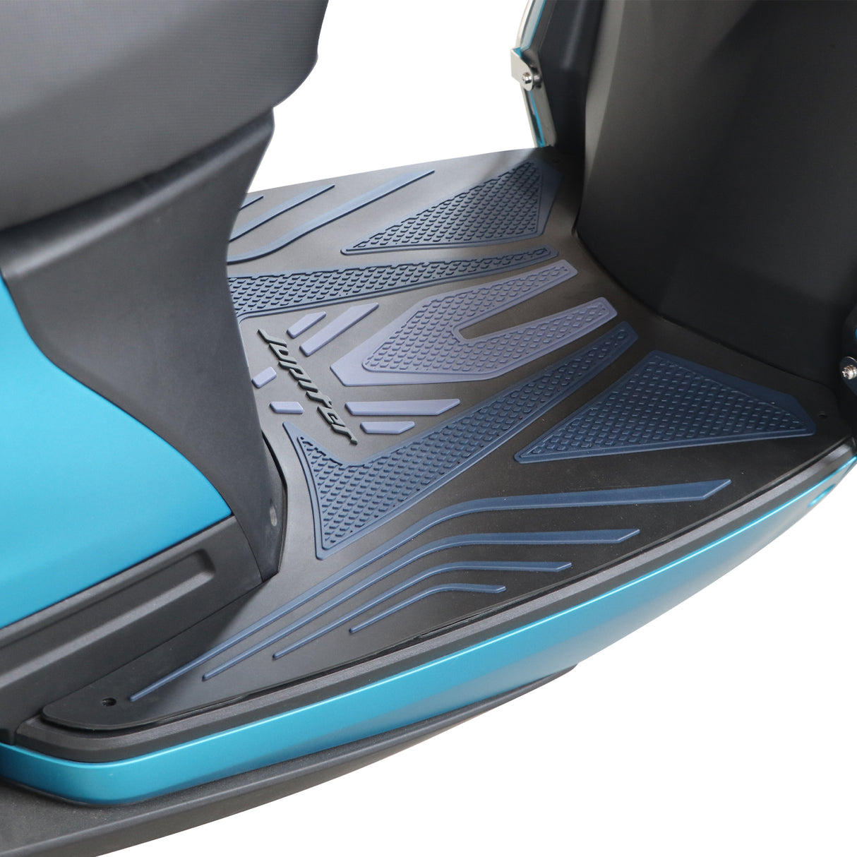 Floor Mat Black & Blue for Jupiter 110 | Premium Vehicle Floor Mat