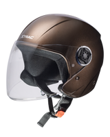 Xtrac Fit ISI Certified Half Face Helmet with Clear Visor – Lightweight Protection for All Two-Wheelers