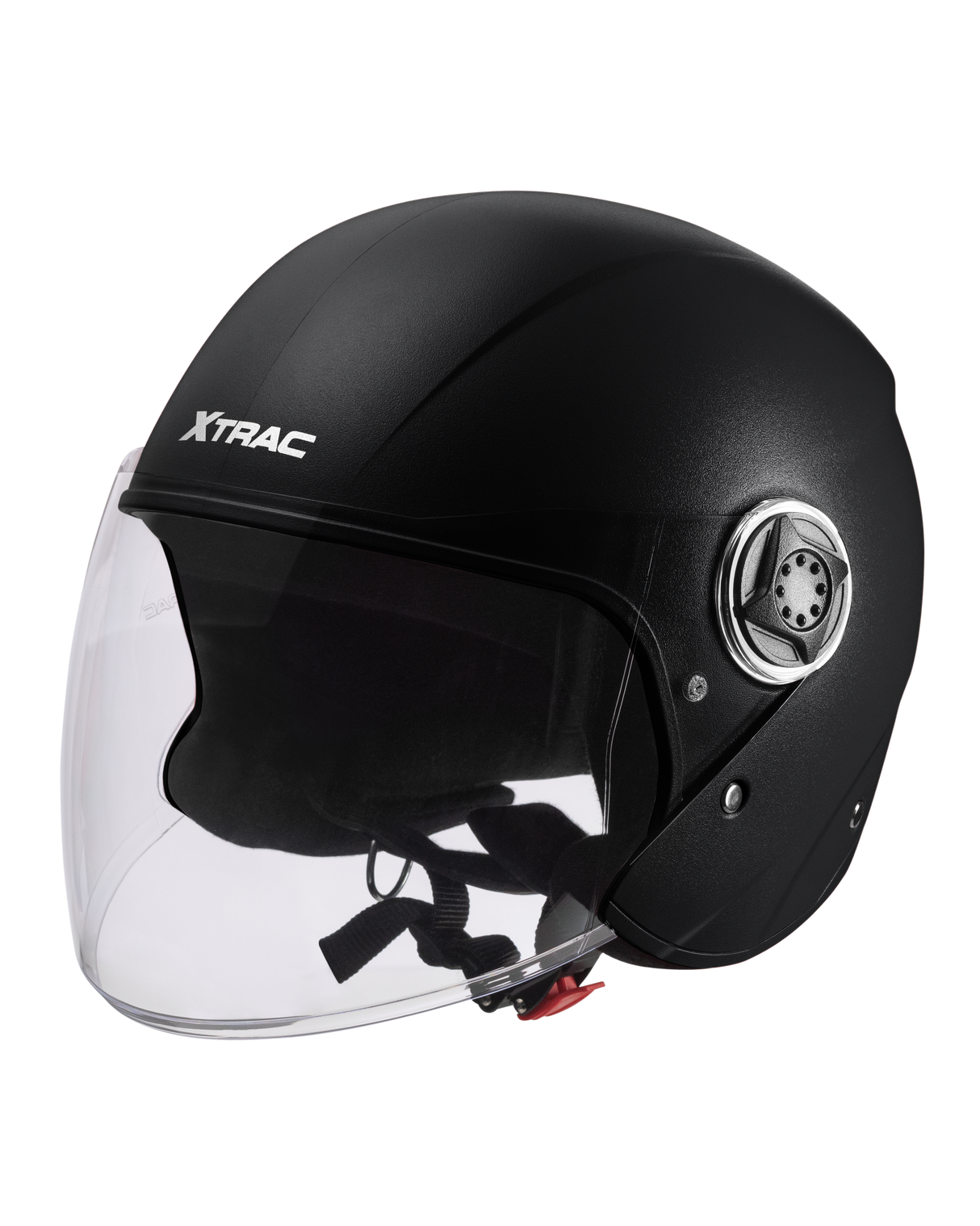 Xtrac Fit ISI Certified Half Face Helmet with Clear Visor – Lightweight Protection for All Two-Wheelers