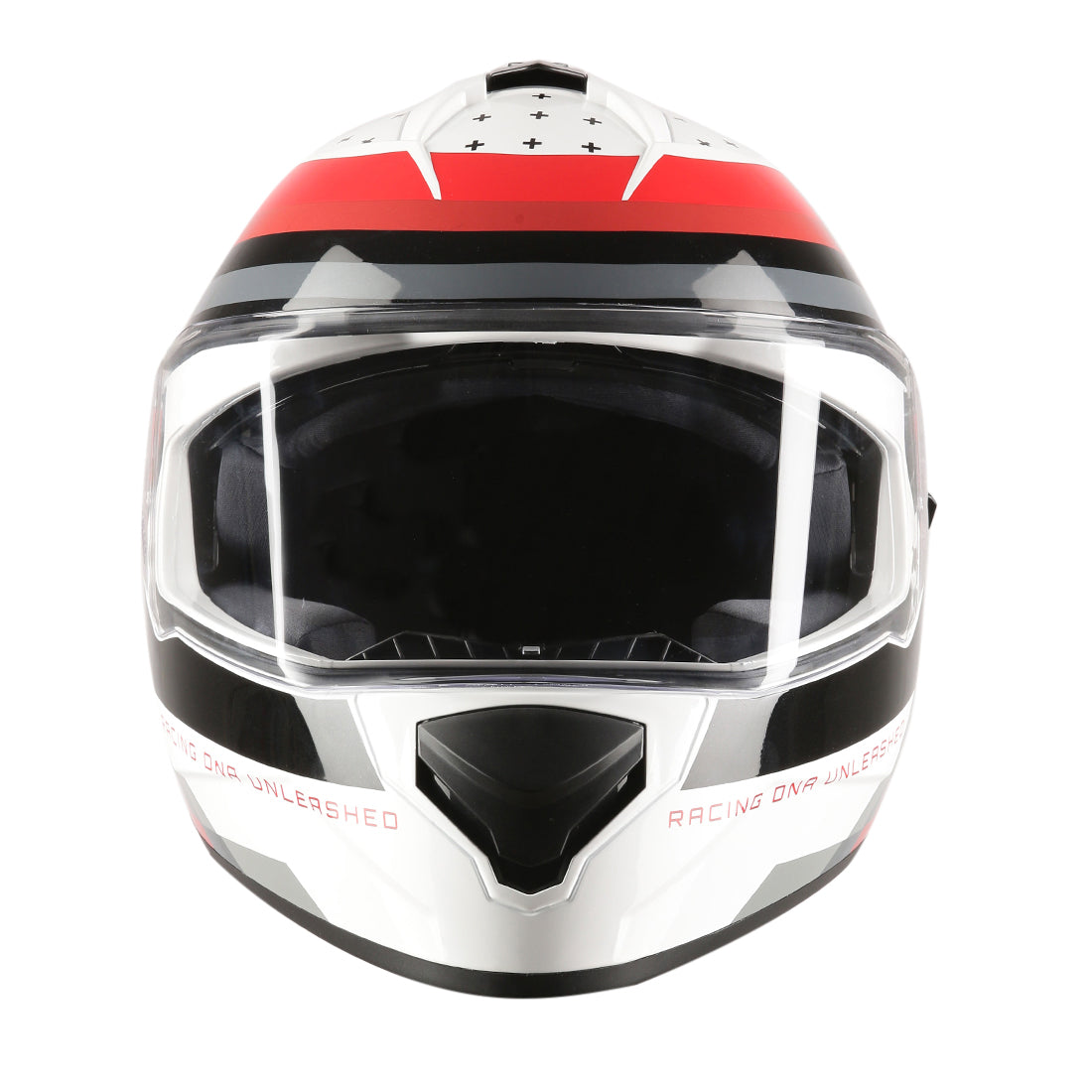 TVS Racing Phantom Series Full Face Dual Visor Helmet for Men