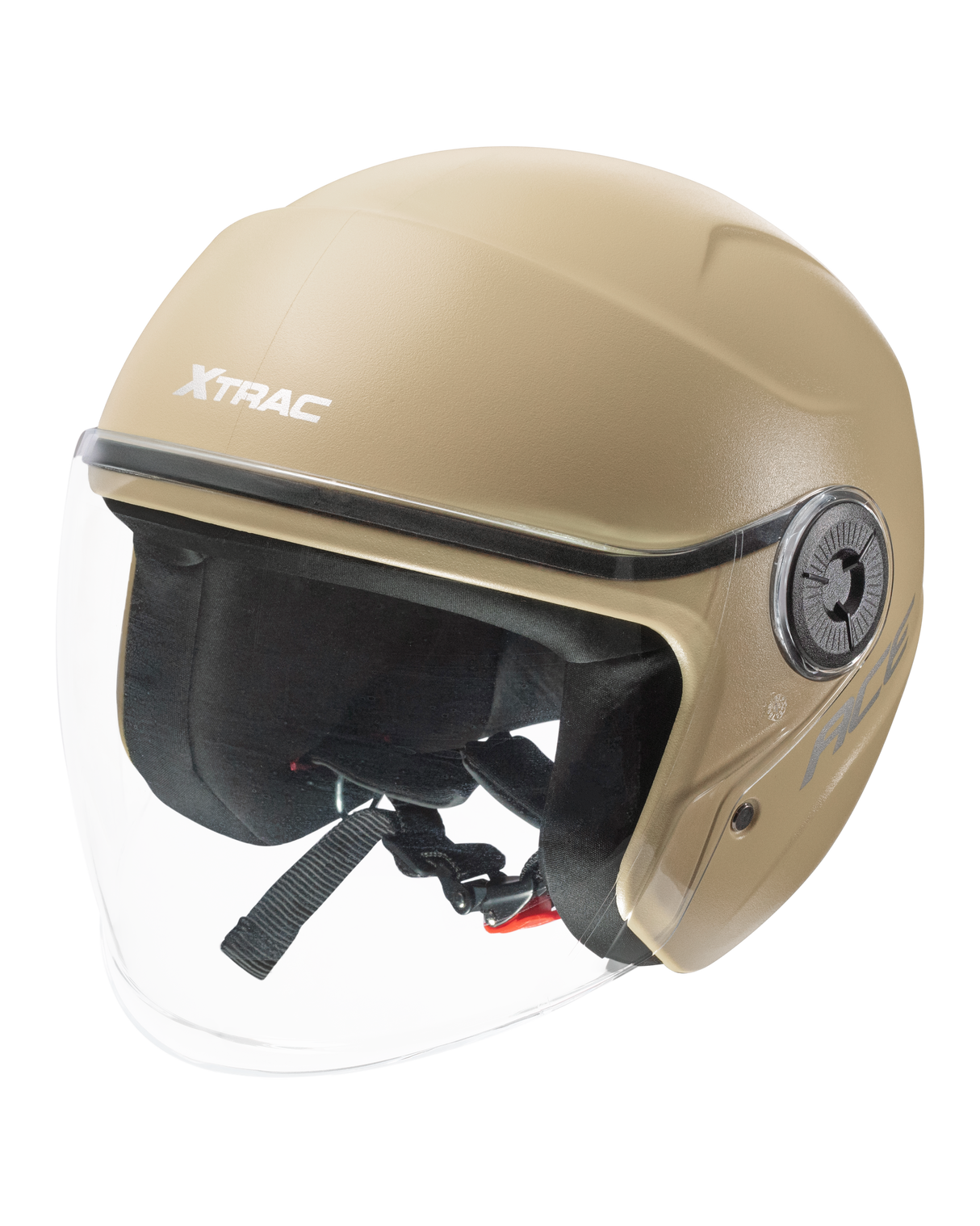 Xtrac Ace Half Face Helmet – ISI Certified Open Face Helmet for Men & Women